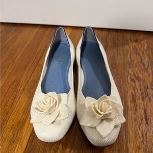 Rothy's Cream Floral Women's Flats
